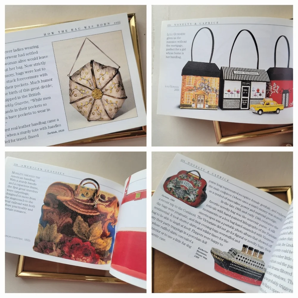 Handbags: The Power of the Purse Anna Johnson ~ Softcover 2002 ~ Fashion